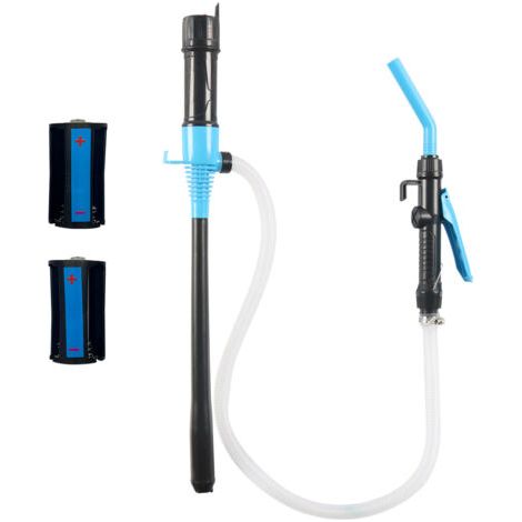 Battery Powered Fuel Transfer Pump Portable Electric Siphon Pump for Gas, Fuel, Diesel, Water, Transmission 2.8 GPM Battery Hand Pump with Flow Control Nozzle (1/5)