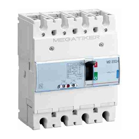 BTIT724H100 MEGATIKER M2 250H thermomagnetischer Kompaktleistungsschalter 3P+N/2 - In= 100A - Icu 70kA