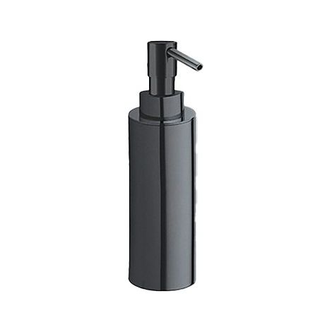 Distibuteur De Savon Liquide A Poser Ambiente Chrome Noir Brosse Robinetterie AMBIENTE - CRISTINA ONDYNA AM72775 (1/2)