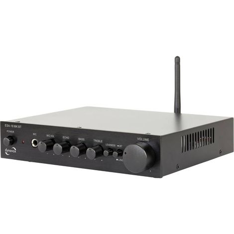 Amplificateur BT Dynavox ESA-18 MK, noir (1/4)