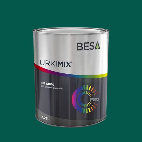 Pot de peinture Polyuréthane / bi composant Vert Opal Nacré RAL 6036  Brillant - 500 gr