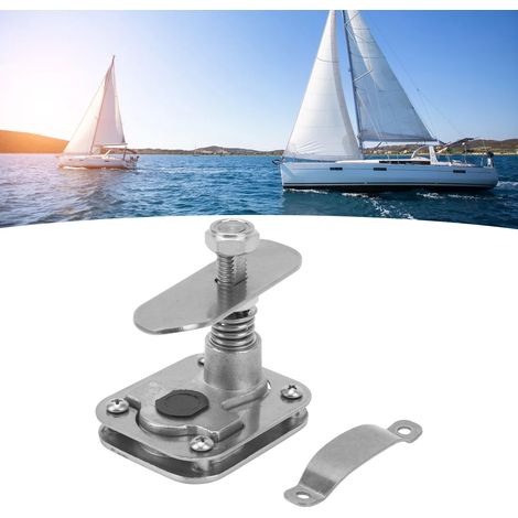 Loquet à came carré en acier inoxydable marin 316 78,8 mm 64,5 mm, loquet à compression à poignée en T pour trappe, adapté aux bateaux, yachts, pêche et accessoires marins (1251SA). (1/5)
