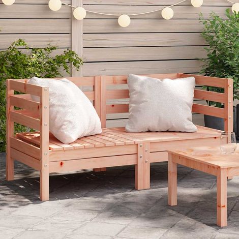 Canapés d'angle de jardin 2 pcs en bois de douglas massif modulables pour terrasse - PANGIVO (1/5)