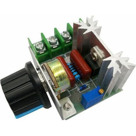 2000W PWM courant alternatif moteur de controle de vitesse Module Variateur Governor50-220V Reglage de la tension reglable (1/5)