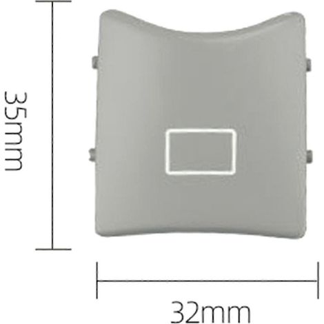 Boutons de commande de toit ouvrant compatibles avec Mercedes-Benz W164 W251 ML et R, en ABS, gris OPWHBYV (1/4)