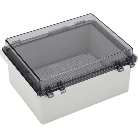 Boîtier de jonction étanche IP65 ABS avec couvercle transparent, pour installations électriques extérieures et intérieures. (1/5)