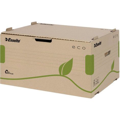 Caisse archives carton ESSELTE - marron - Lot de 10