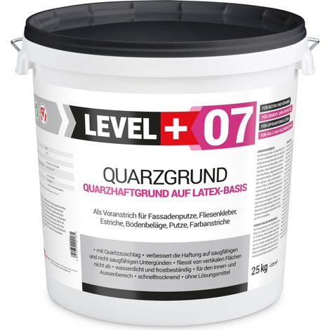 LEVEL+ Quarzgrund Grundierung Putzhaftgrund Holz OSB L+07 - 25KG