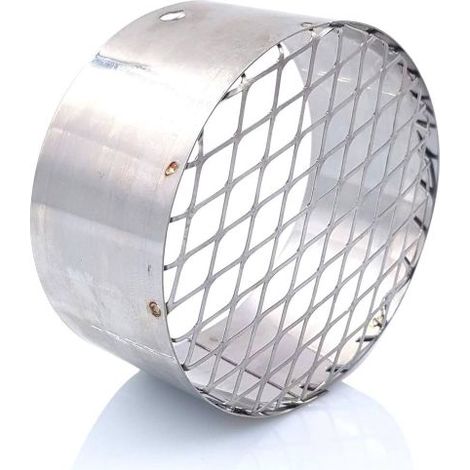 Griglia scarico fumi d 80 inox (1/3)