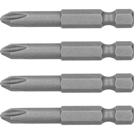 Set mit 10 S1/4 6-mm-Kreuzschlitzbits für Elektroschrauber, magnetische Ersatzköpfe, professionelles Schraubendreherzubehör (1/5)
