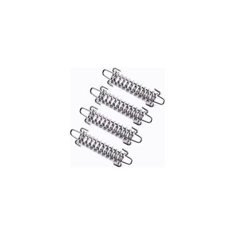 Lot de 4 tendeurs en acier pour voile d'ombrage – Résistants aux intempéries – Installation facile – Dimensions 10 x 3 cm (1/4)