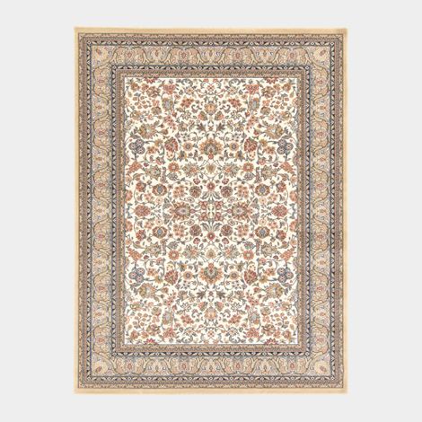 Tapis traditionnel floral - Mamie in love - Corail doux - 160 x 230 cm (1/5)