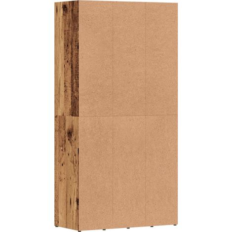Maison Exclusive - Libreria in Legno Antico 66x30x130 cm in Legno Multistrato (1/5)
