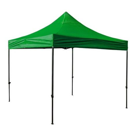 Carpa Plegable Metal Galvanizado 3x3m - Verde, ACCUMASTER (1/5)