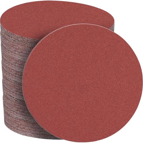 Schleifpapier 150mm Klett 220 Körnung für Exzenterschleifer, 50 Stück (1/5)