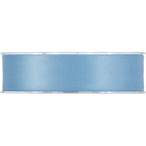 Piovaccari Nastro Matt Doppio Satin 25 Mm 15 Mt Celeste