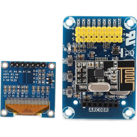 Module récepteur de signal sans fil pour télécommande avec écran OLED 5V-12V DC ARC-08R (1/5)