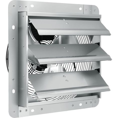1 Ventilateur d'extraction à volets, Aluminium, 1800 m³/h, Acier galvanisé, 1400 tr/min, Garage Hangar (1/5)