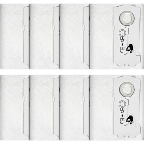 Lot de 8 sacs filtrants SELFCLEAN SC-FIS-CT MINI/MIDI-2/5 pour aspirateur Festool CT MINI/MIDI 2019+, grande capacité, pièces de rechange uniques (1/4)