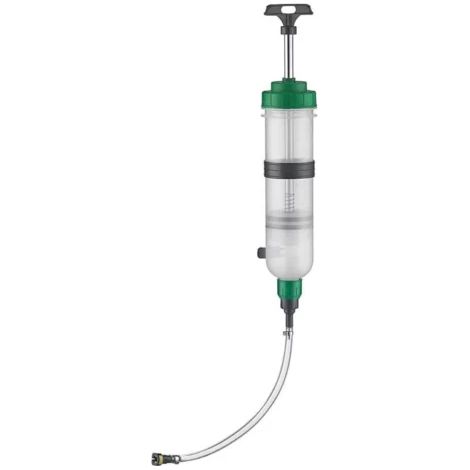Seringue à gasoil transparente 1500ml avec joint viton (1/3)