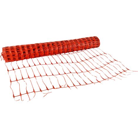 Bauschutznetz Orange 50m – Robuster Sicherheitszaun, Warnzaun & Schutznetz für Baustellen, Absperrungen & Geländeabgrenzung (1/3)
