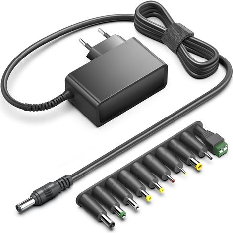 Universel Chargeur 26V 1A pour Levoit LVAC-200 LSV-V201-WEU Hoover HFREE 100 Silvercrest SHAZ 22.2 - Compatible avec Samsung Jet 75E Dizaines de Modèles Alimentation Adaptateur avec 10 Embouts (1/5)
