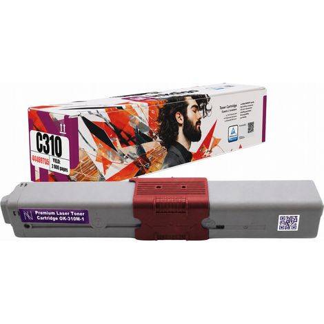 Inkdigo Toner 44469705 kompatibel mit OKI C310DN, MC351DN, C510DN, C530DN, TÜV-zertifiziert (1/5)