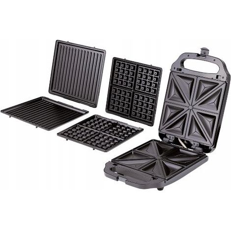 Appareil à sandwichs 3 en 1 RAVEN ES009NX avec grill et gaufres 1200 W