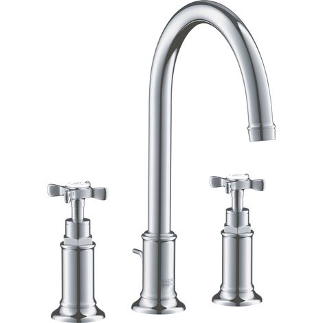 hansgrohe AXOR Montreux 3-Loch Waschtischarmatur 180, (1/5)