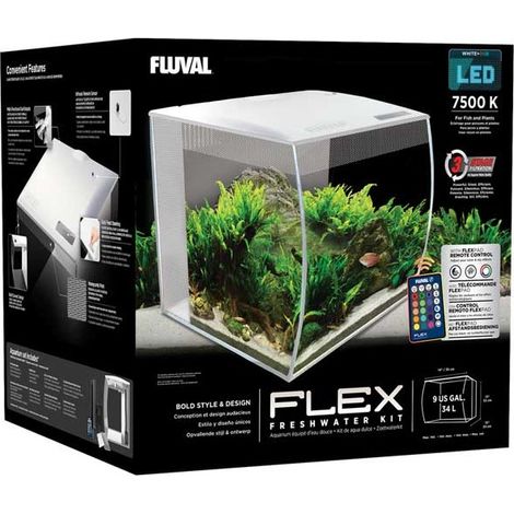 Flex Flex Aquarium 34 L Blanco (1/2)