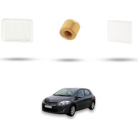 Kit tagliando 3 filtri compatibile con Toyota Auris I (E150) 1.8 16v 108kw Dal 2009 (1/5)
