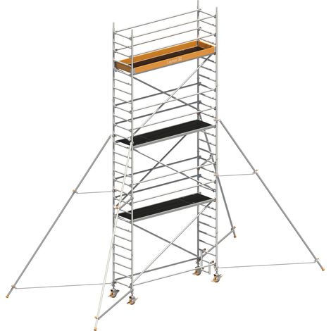 Layher Rollgerüst Uni Standard P2 mit Gerüststützen 5m, 8,20m AH (1/4)