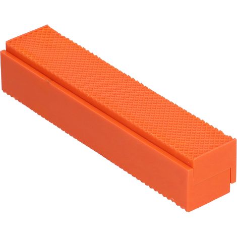 2Pcs Mâchoires de Protection en ABS avec Rainures Multiples en V, Aimantées, 15cm, pour Étau d'Établi (1/5)