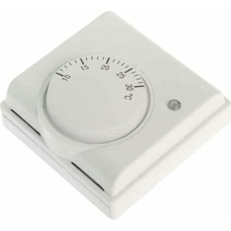 220-V-Raumthermostat – Mechanischer Raumthermostat – Klimaanlage und Fußbodenheizung – Aufputz-Fußbodenheizung mit Ein-/Ausschalter (1/5)