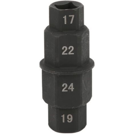 Attrezzo esagonale per asse moto 17/19/22/24mm, adattatore per perno mozzo ruota anteriore di ricambio per R1 R6
