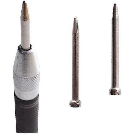 KINZON Un ensemble de poinon central automatique, un ensemble, poinon central ressort de 130 mm, tension réglable, avec 2 pointes interchangeables (1/5)