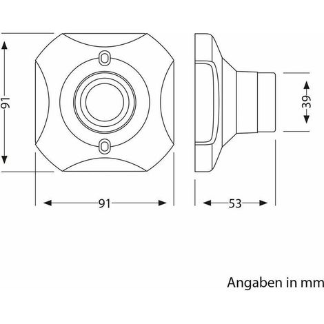 E27-Wandleuchte für den Innenbereich – Set mit 4 LED-Fassungen mit Kunststoffsockel für Werkstatt oder Garage, 230 V