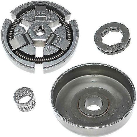 Jante de pignon de tambour d'embrayage pour Husqvarna 50 51 55 Rancher 154-262xp, Jonsered 490 590, Partner 500 540 5000 5500 (1/4)