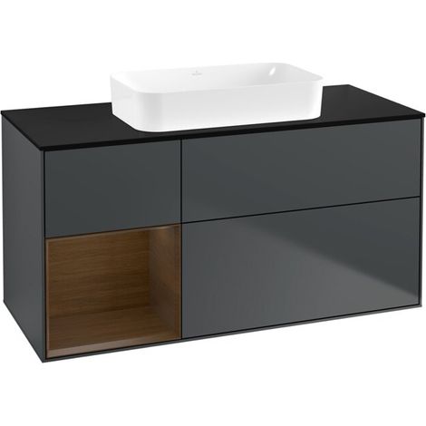Villeroy & Boch F702GNHG Meuble sous-lavabo Finion F70 (1/2)