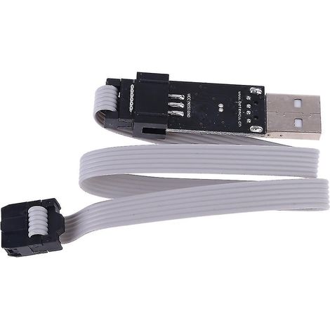 Programmateur AVR 5 V compatible Win7 64 bits, USBASP, ISP USB, Atmega8, Atmega128 + câble 6 broches