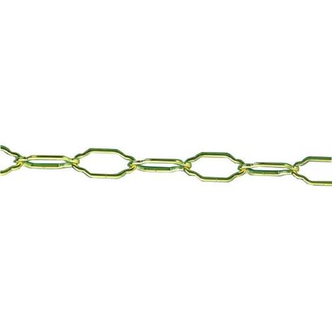 Vigor-Blinky 8010174012930 Catena per Lampadari Filo Tondo Ottonato 50 cm sez. 50x17 mm diam. 2,7 mm colore Oro