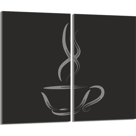 Placa protectora de vidrio para la estufa 2x30x52 Café (1/5)
