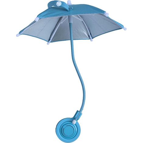 Parapluie magnétique pour téléphone portable, support de téléphone extérieur avec parapluie intégré, parapluie de protection solaire pour téléphone avec angle flexible, parapluie portable pour télépho (1/5)