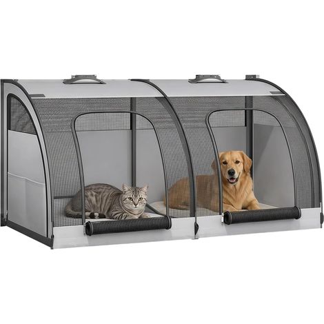 Siège Auto pour Chien Pliable Transporteur Chat Lavable imperméable Boîte (1/5)