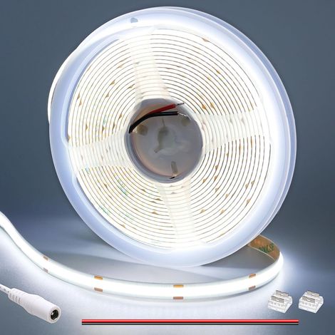 Ruban LED Blanc Froid 6000K 312LEDs/M 5M 11W/M Non étanche (1/5)