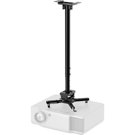Neomounts CL25-550BL1 Supporto a soffitto beamer - alt. 74,5-114,5 cm - montaggio facile - mobilità completa (1/5)