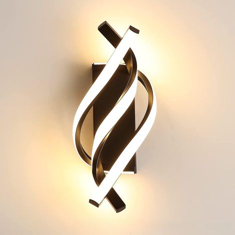 20W Applique Murale Interieur,Créativité Aluminium Lampe Murale,Applique Murale LED pour Chambre, Couloir,Salon,Bureau,Salle à Manger,lumière chaude