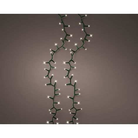 Filo LED compact a batteria lunghezza 1200 cm verde/bianco caldo Peraga Christmas