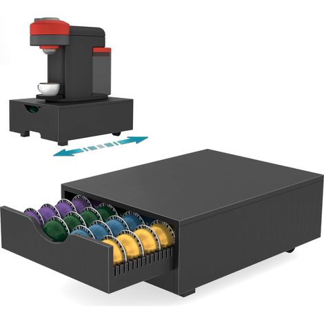 Organisateur de capsules porte-dosettes pour dosettes, organiseur de rangement pour capsules de café, étagère de rangeme (1/5)