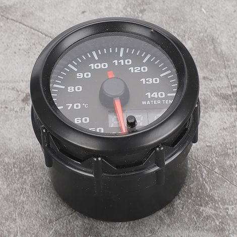 Manomètre électronique de température d'eau automobile de 52 mm (2 pouces), manomètre analogique avec capteur, indicateur LED 7 couleurs, modèle universel (1/5)